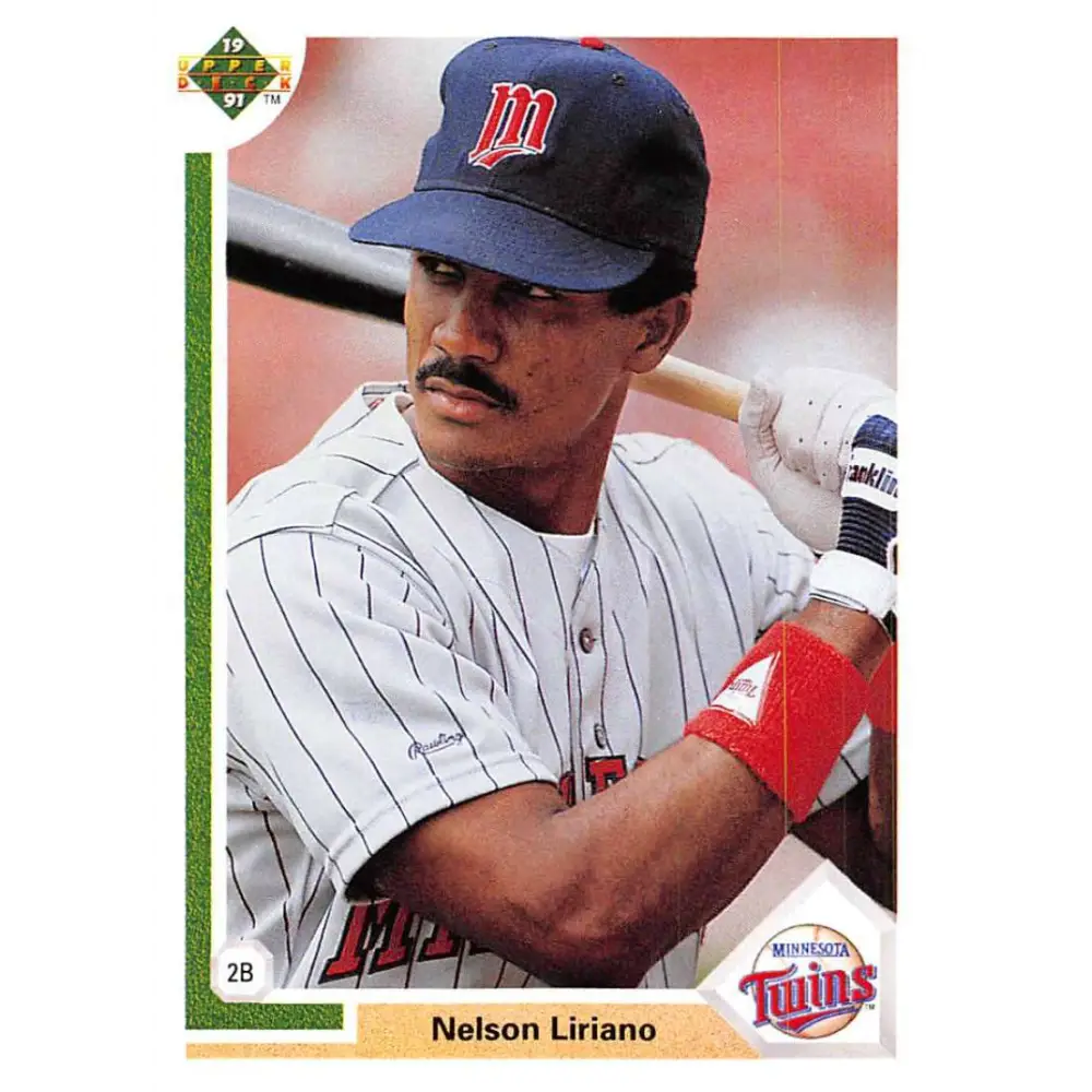 1991 Upper Deck #360 Nelson Liriano NM-MT Minnesota Twins Baseball Card Image 1