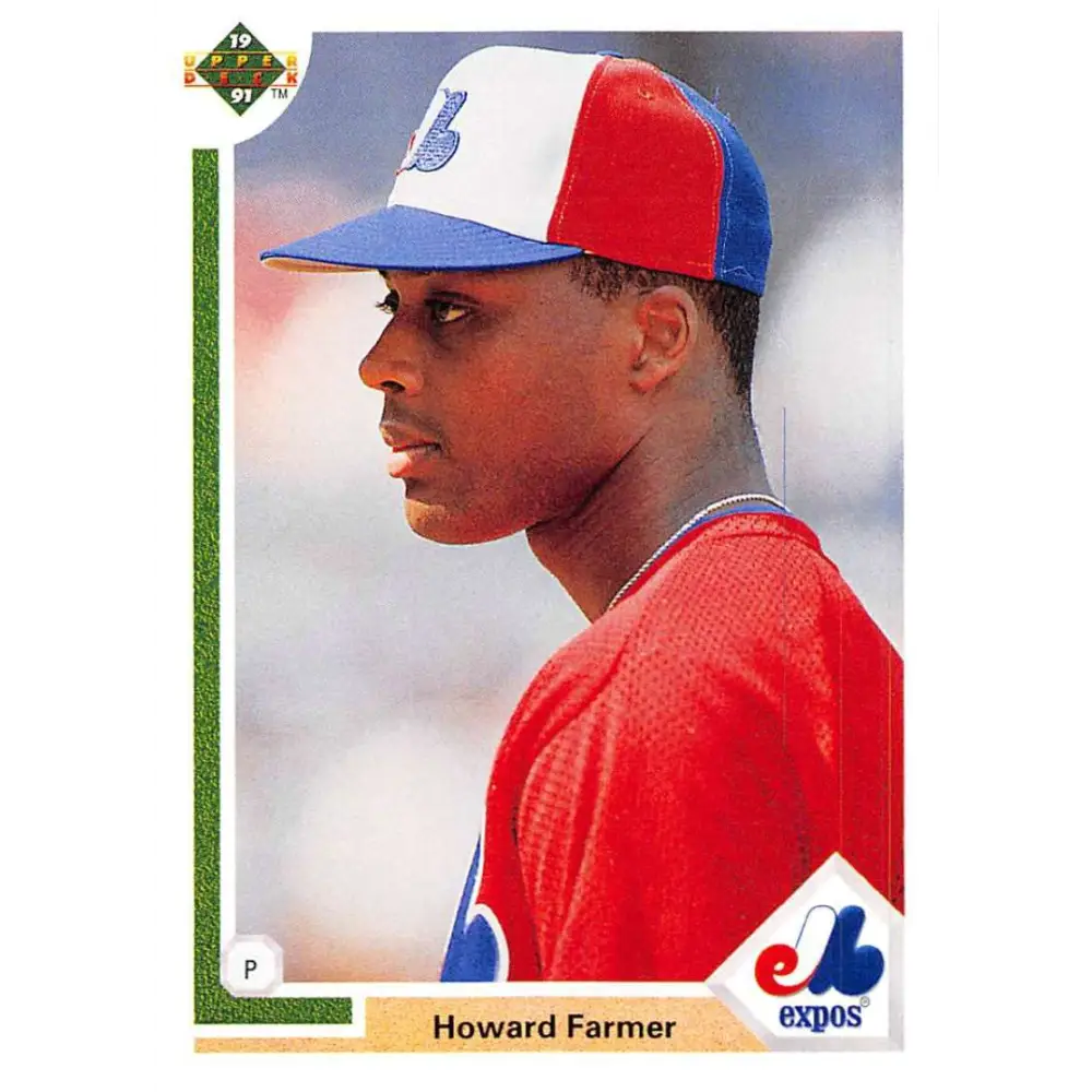 1991 Upper Deck #362 Howard Farmer NM-MT Montreal Expos Baseball Card Image 1