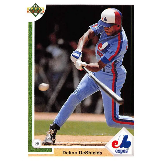 1991 Upper Deck #364 Delino DeShields NM-MT Montreal Expos Baseball Card Image 1
