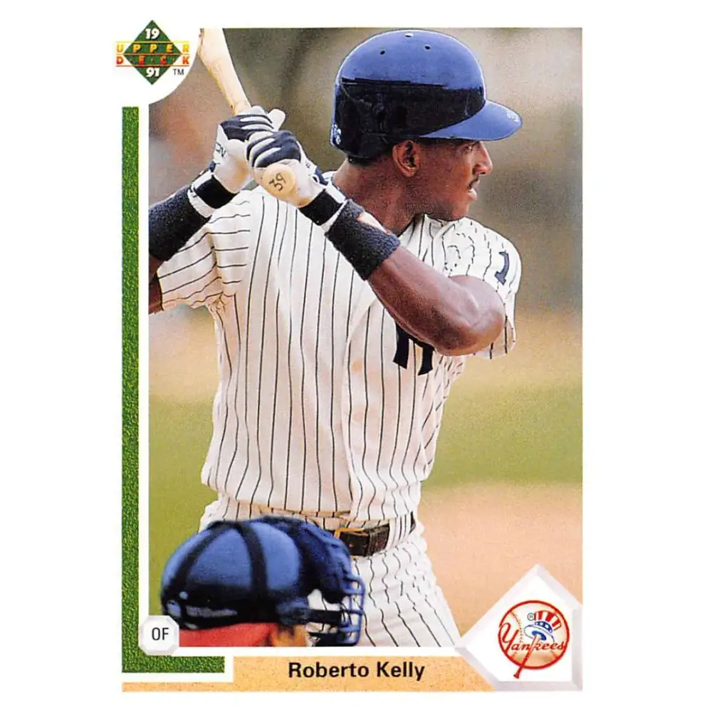 1991 Upper Deck #372 Roberto Kelly EX Excellent New York Yankees Baseball Card  Image 1