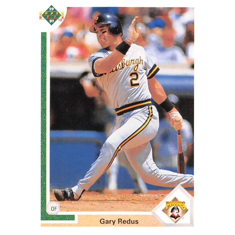 1991 Upper Deck #38 Gary Redus EX Excellent Pittsburgh Pirates Baseball Card  Image 1