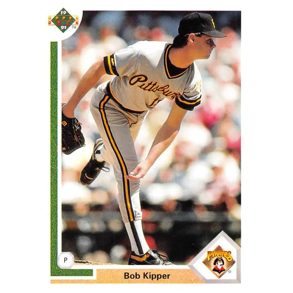 1991 Upper Deck #407 Bob Kipper NM-MT Pittsburgh Pirates Baseball Card Image 1
