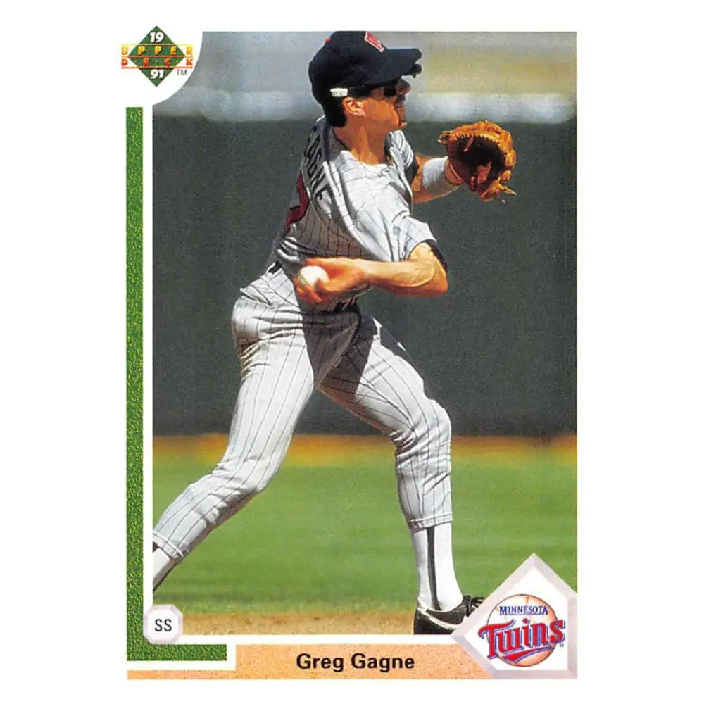 1991 Upper Deck #415 Greg Gagne EX Excellent Minnesota Twins Baseball Card  Image 1