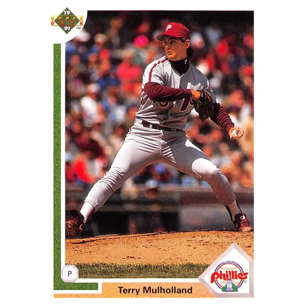 1991 Upper Deck #426 Terry Mulholland NM-MT Philadelphia Phillies Baseball Card Image 1