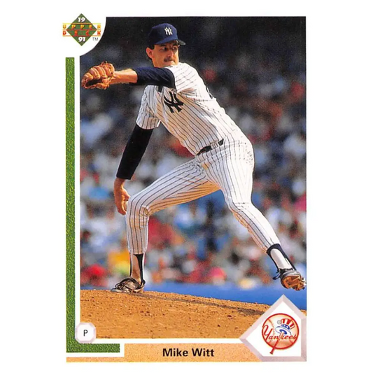 1991 Upper Deck #429 Mike Witt NM-MT New York Yankees Baseball Card Image 1