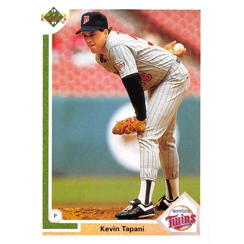 1991 Upper Deck #434 Kevin Tapani EX Excellent Minnesota Twins Baseball Card  Image 1