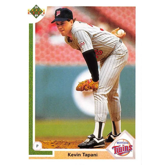 1991 Upper Deck #434 Kevin Tapani EX Excellent Minnesota Twins Baseball Card  Image 1