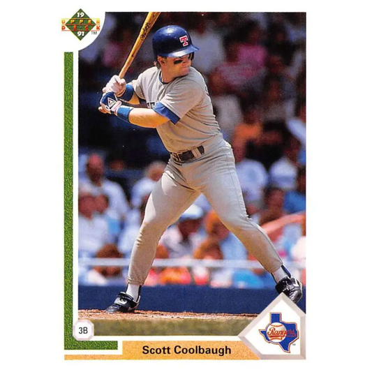 1991 Upper Deck #451 Scott Coolbaugh EX Excellent Texas Rangers Baseball Card  Image 1
