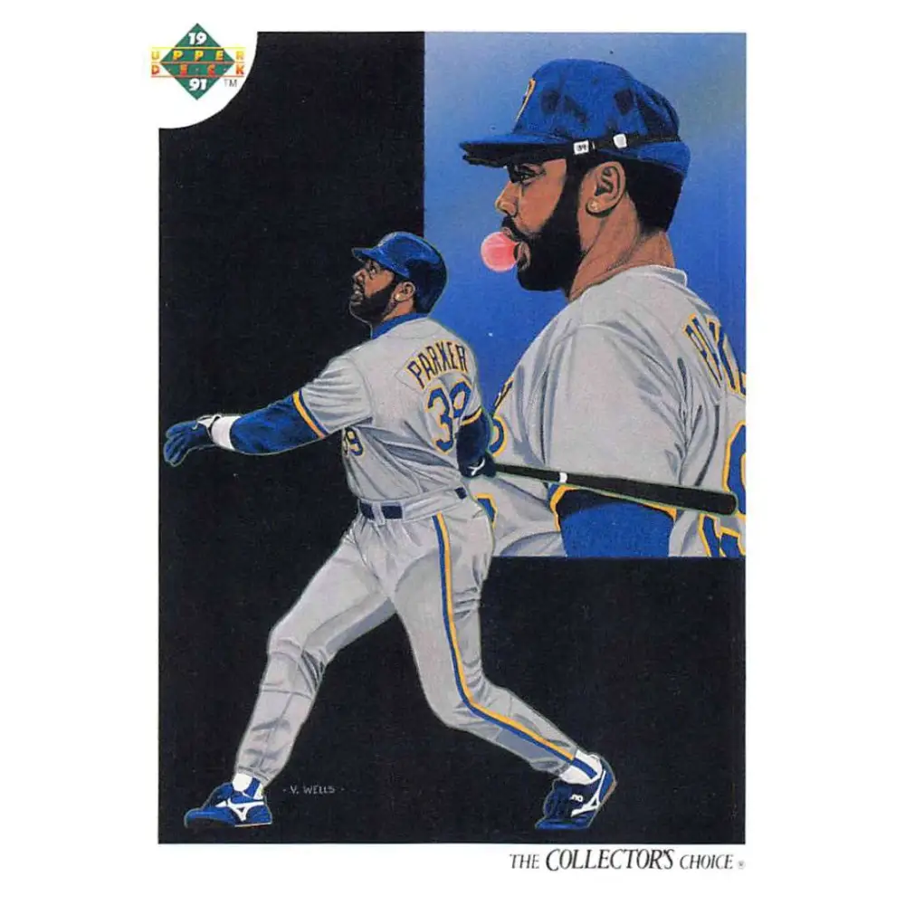1991 Upper Deck #48 Dave Parker TC NM-MT Milwaukee Brewers Baseball Card Image 1