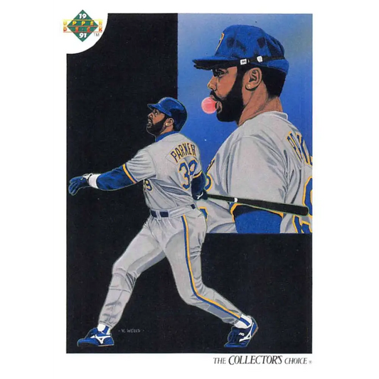 1991 Upper Deck #48 Dave Parker TC NM-MT Milwaukee Brewers Baseball Card Image 1