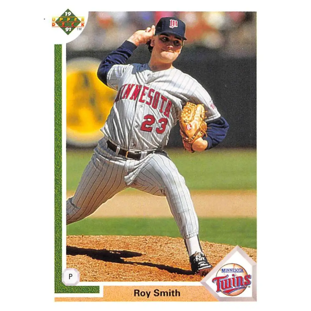 1991 Upper Deck #490 Roy Smith EX Excellent Minnesota Twins Baseball Card  Image 1