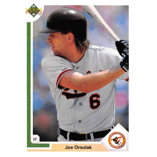 1991 Upper Deck #506 Joe Orsulak NM-MT Baltimore Orioles Baseball Card Image 1