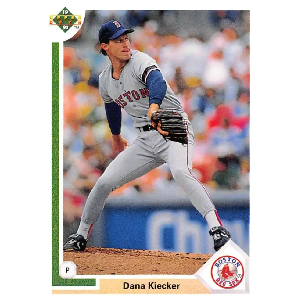 1991 Upper Deck #507 Dana Kiecker EX Excellent Boston Red Sox Baseball Card  Image 1