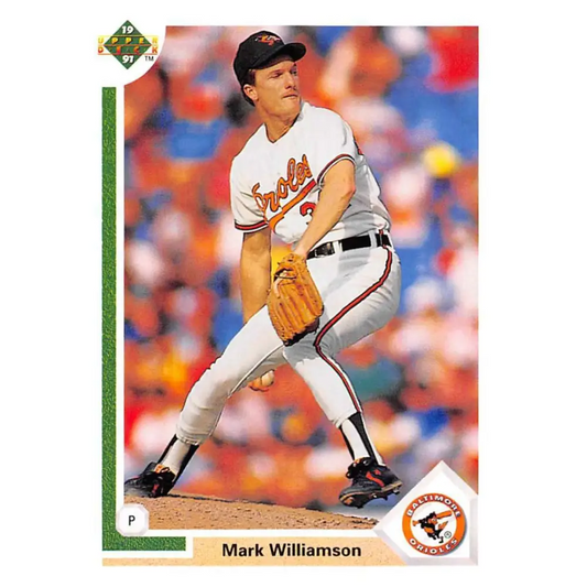 1991 Upper Deck #510 Mark Williamson EX Excellent Baltimore Orioles Baseball Card  Image 1