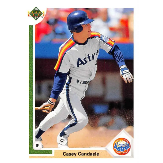 1991 Upper Deck #511 Casey Candaele NM-MT Houston Astros Baseball Card Image 1