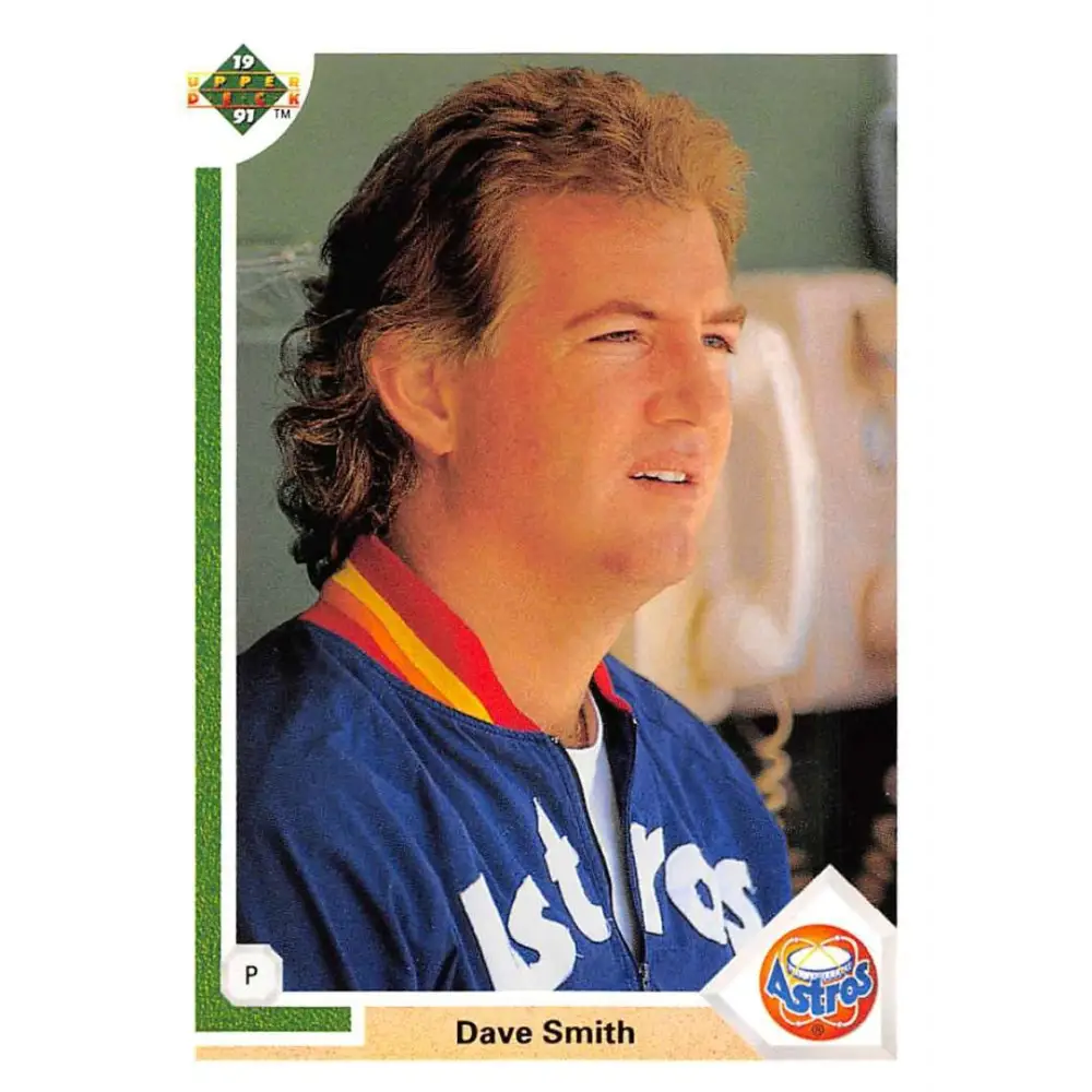 1991 Upper Deck #513 Dave Smith NM-MT Houston Astros Baseball Card Image 1