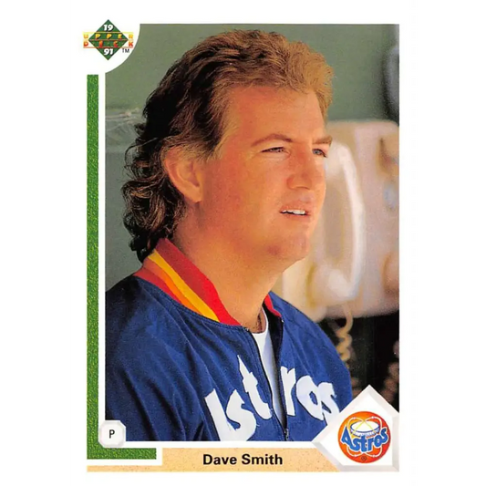 1991 Upper Deck #513 Dave Smith NM-MT Houston Astros Baseball Card Image 1