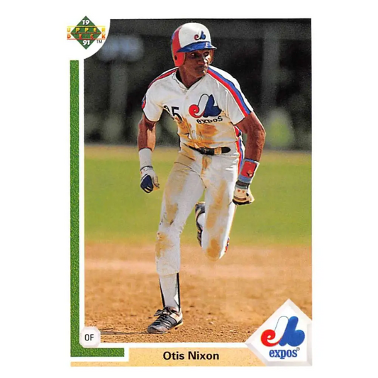 1991 Upper Deck #520 Otis Nixon EX Excellent Montreal Expos Baseball Card  Image 1