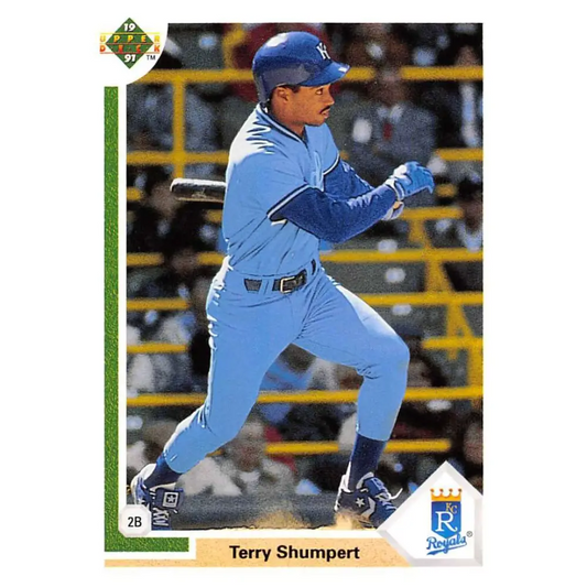 1991 Upper Deck #521 Terry Shumpert EX Excellent Kansas City Royals Baseball Card  Image 1