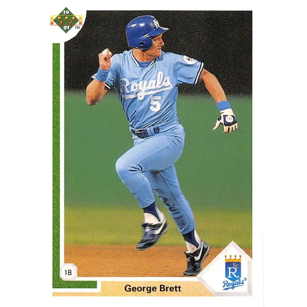 1991 Upper Deck #525 George Brett EX Excellent Kansas City Royals Baseball Card  Image 1