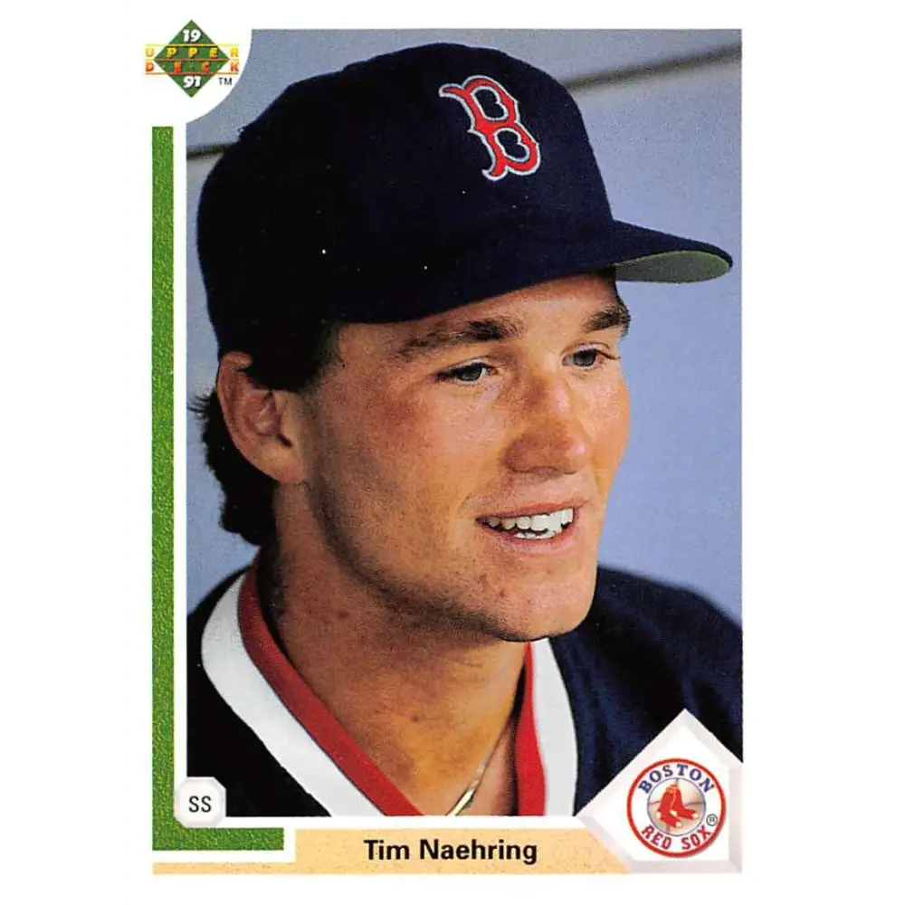 1991 Upper Deck #527 Tim Naehring NM-MT Boston Red Sox Baseball Card Image 1