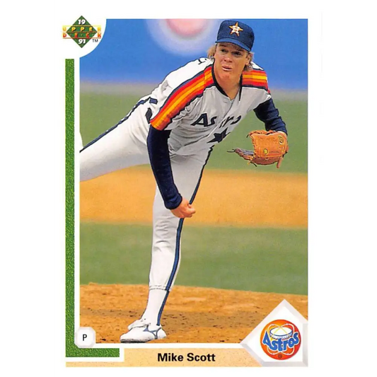 1991 Upper Deck #531 Mike Scott EX Excellent Houston Astros Baseball Card  Image 1