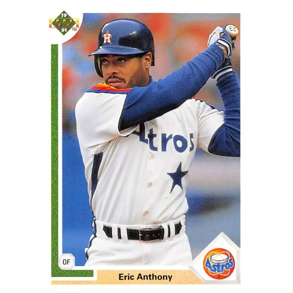 1991 Upper Deck #533 Eric Anthony NM-MT Houston Astros Baseball Card Image 1
