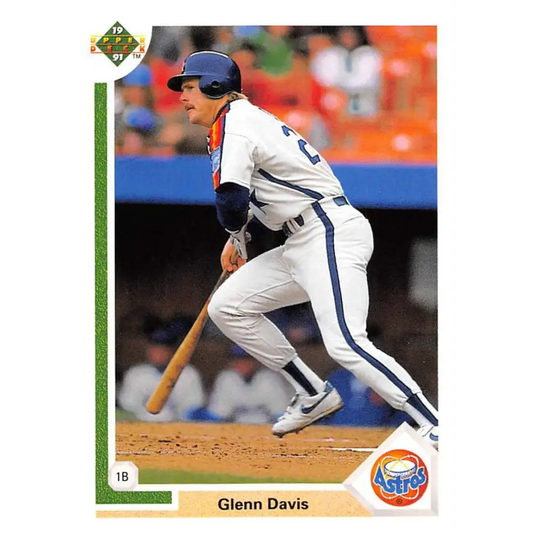 1991 Upper Deck #535 Glenn Davis EX Excellent Houston Astros Baseball Card  Image 1