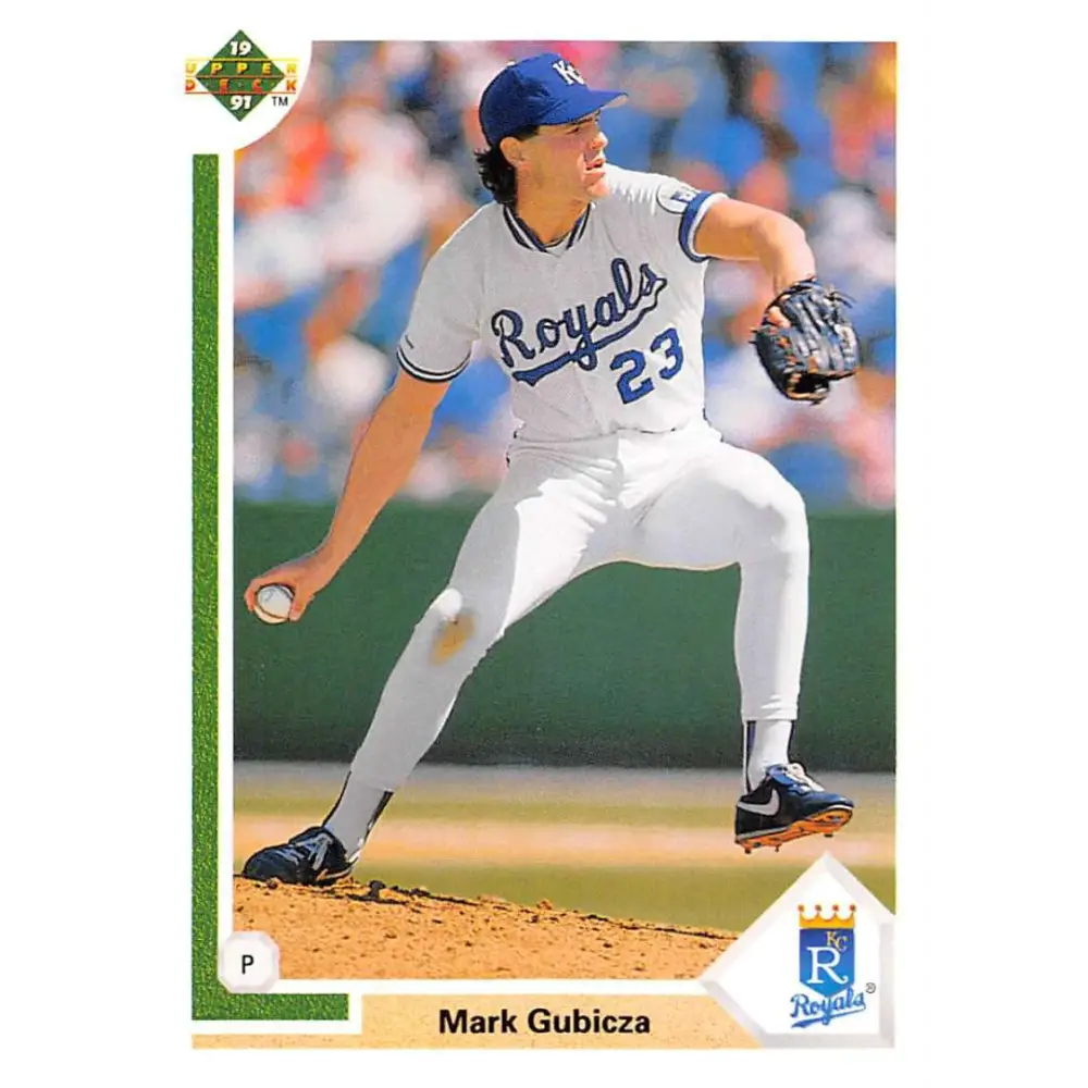 1991 Upper Deck #541 Mark Gubicza EX Excellent Kansas City Royals Baseball Card  Image 1