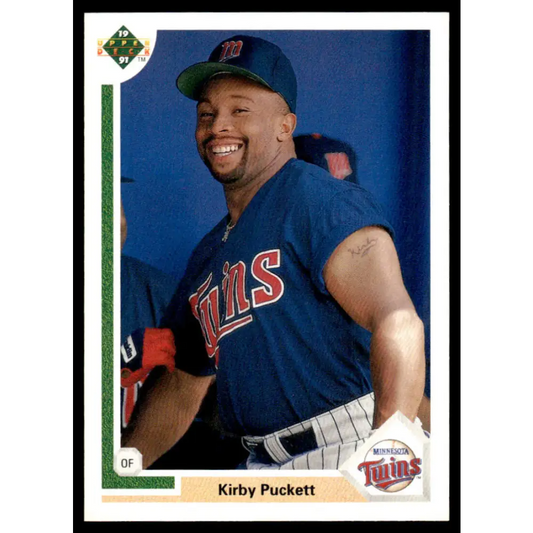 1991 Upper Deck #544 Kirby Puckett EX/NM Minnesota Twins Baseball Card Image 1