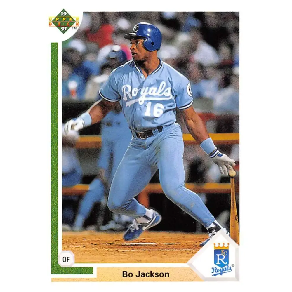 1991 Upper Deck #545 Bo Jackson EX Excellent Kansas City Royals Baseball Card  Image 1
