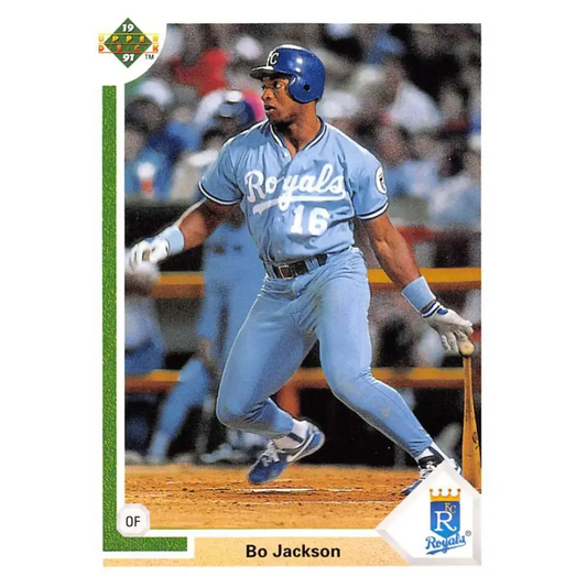 1991 Upper Deck #545 Bo Jackson EX Excellent Kansas City Royals Baseball Card  Image 1