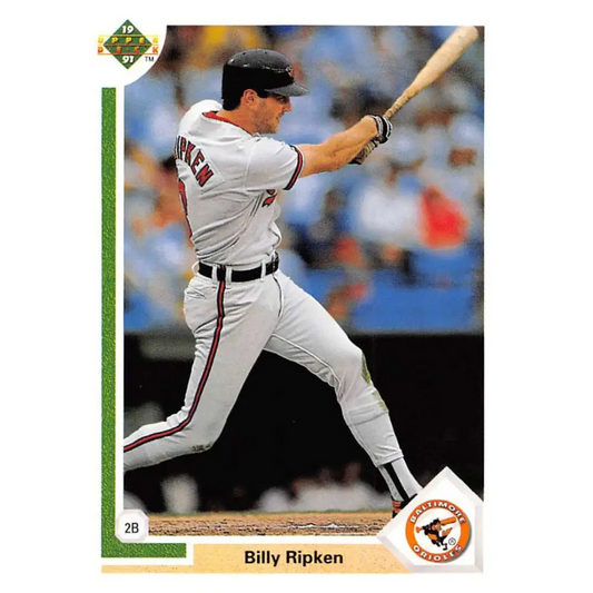 1991 Upper Deck #550 Billy Ripken NM-MT Baltimore Orioles Baseball Card Image 1