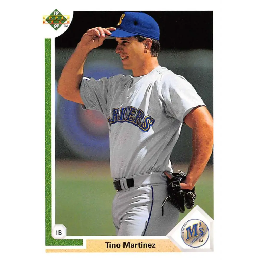 1991 Upper Deck #553 Tino Martinez EX Excellent Seattle Mariners Baseball Card  Image 1