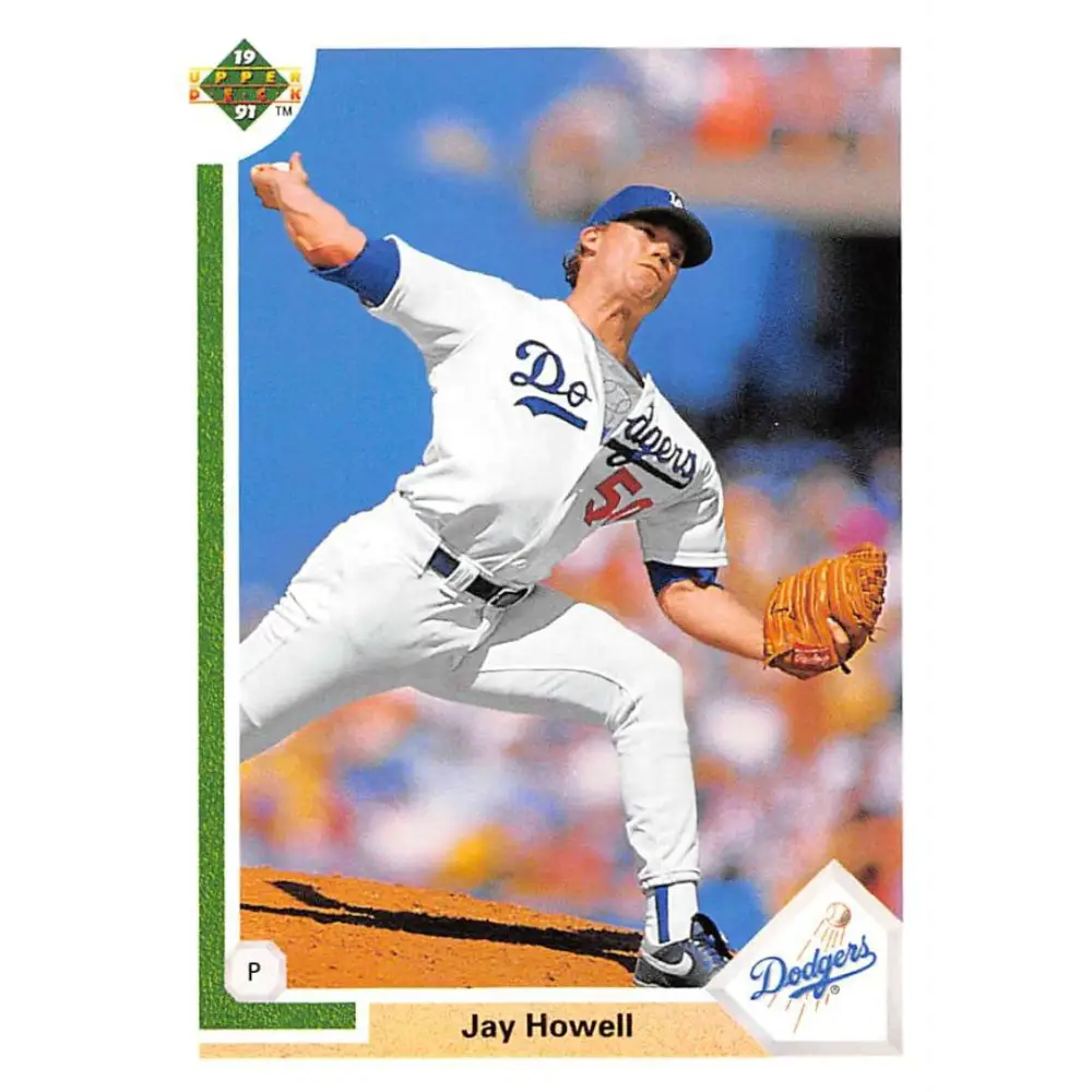 1991 Upper Deck #558 Jay Howell NM-MT Los Angeles Dodgers Baseball Card Image 1