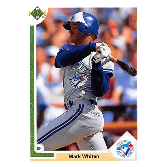 1991 Upper Deck #561 Mark Whiten NM-MT Toronto Blue Jays Baseball Card Image 1