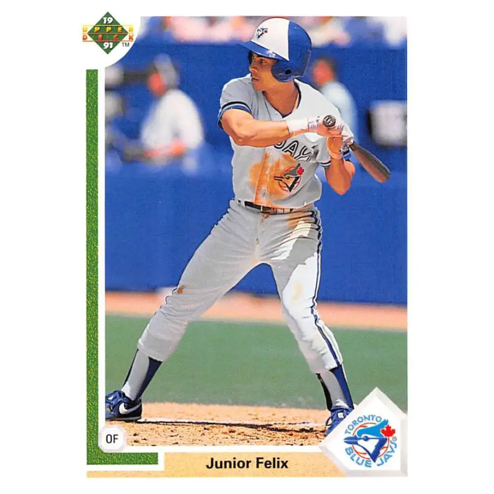 1991 Upper Deck #563 Junior Felix NM-MT Toronto Blue Jays Baseball Card Image 1