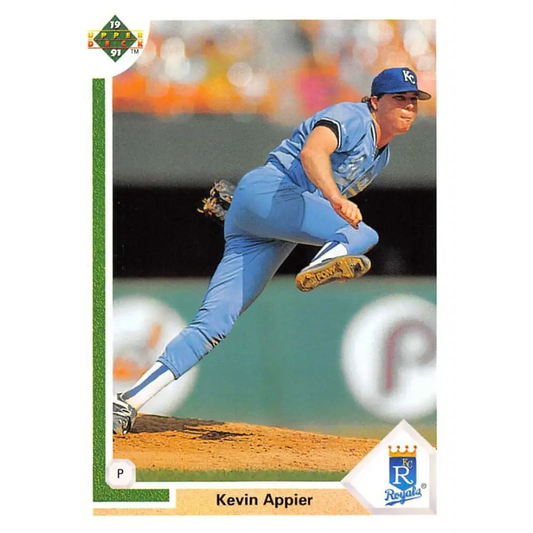 1991 Upper Deck #566 Kevin Appier EX Excellent Kansas City Royals Baseball Card  Image 1