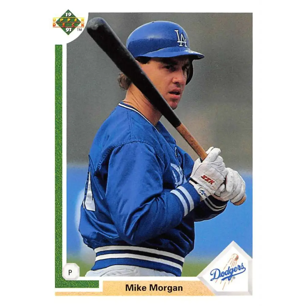 1991 Upper Deck #578 Mike Morgan EX Excellent Los Angeles Dodgers Baseball Card  Image 1
