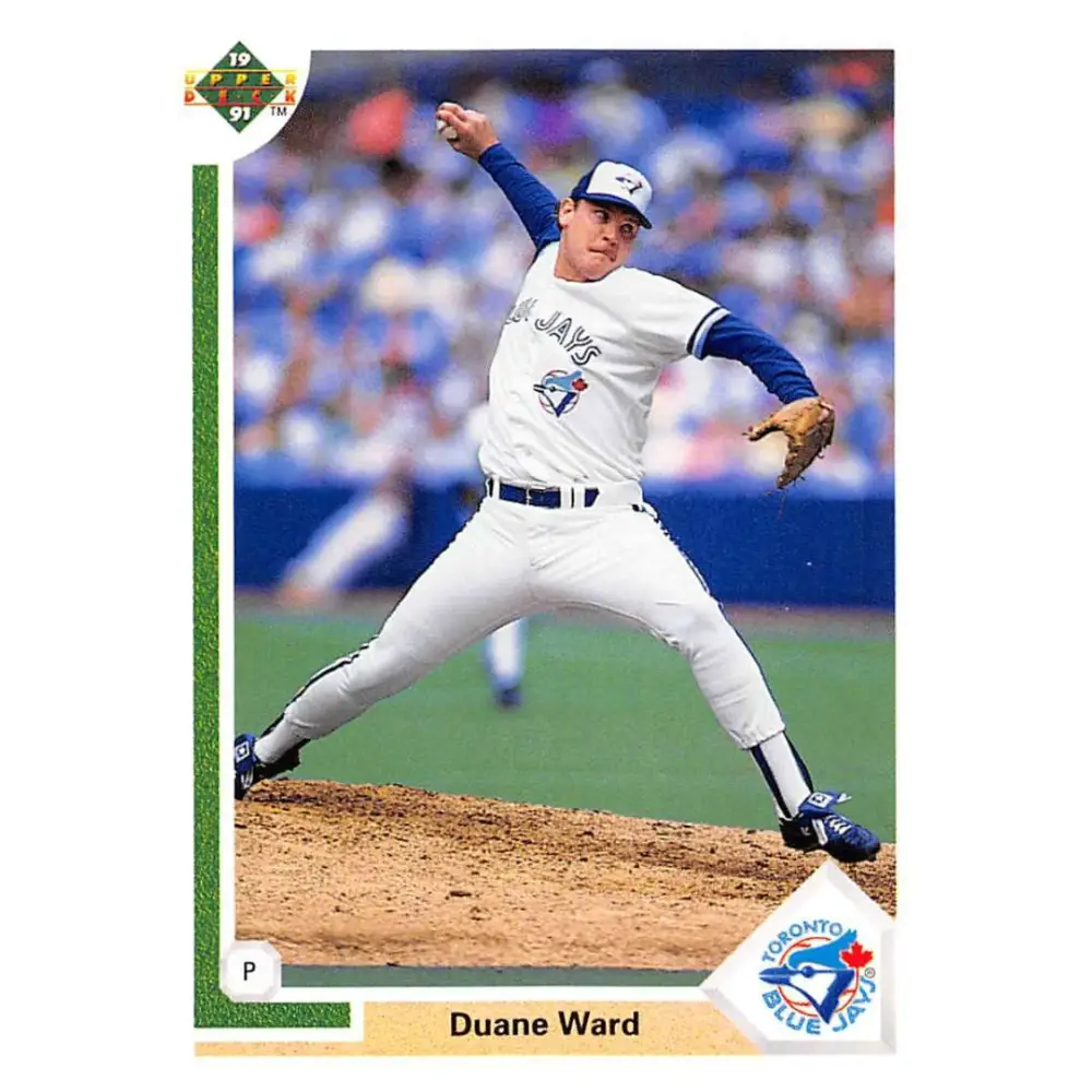 1991 Upper Deck #581 Duane Ward EX Excellent Toronto Blue Jays Baseball Card  Image 1