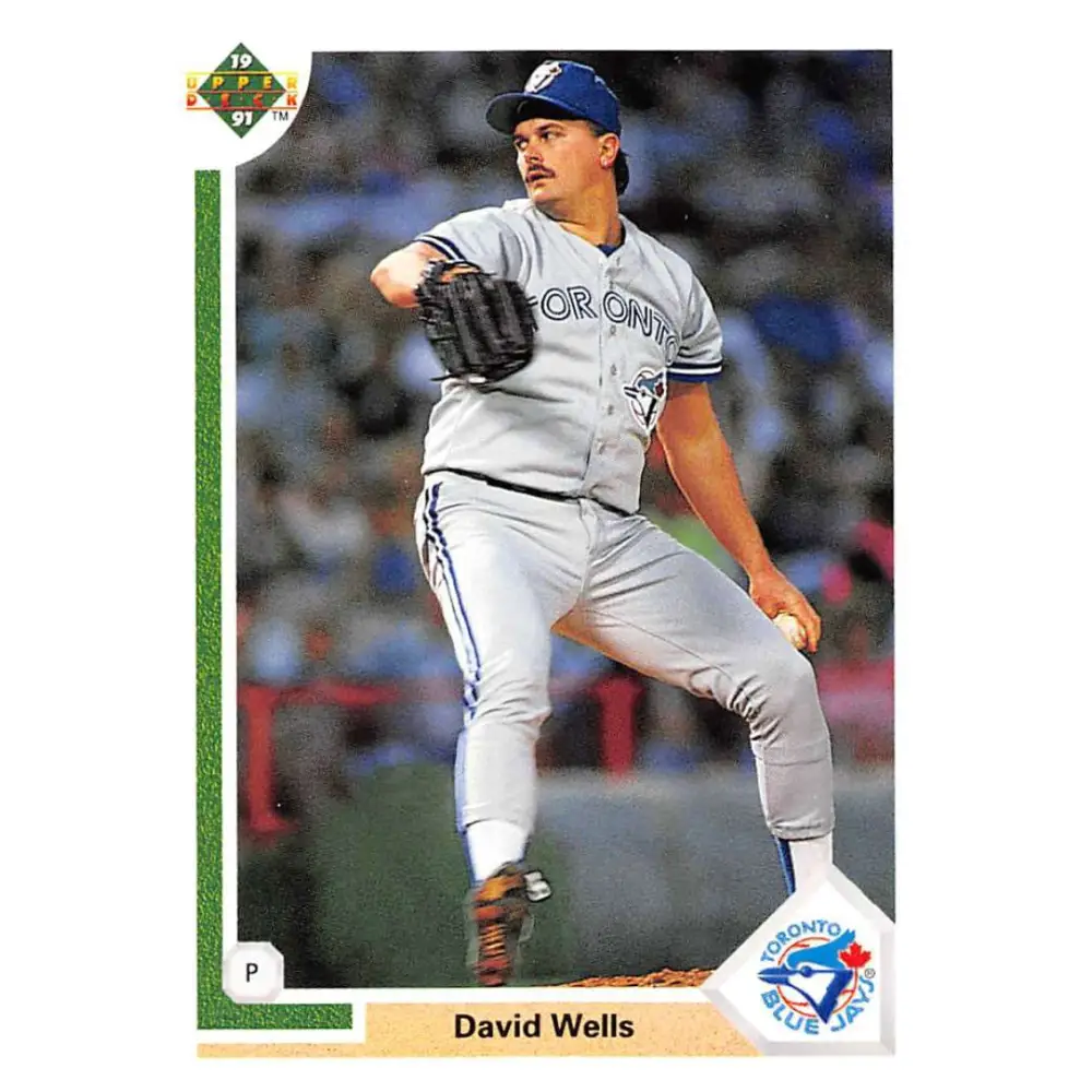 1991 Upper Deck #583 David Wells EX Excellent Toronto Blue Jays Baseball Card  Image 1