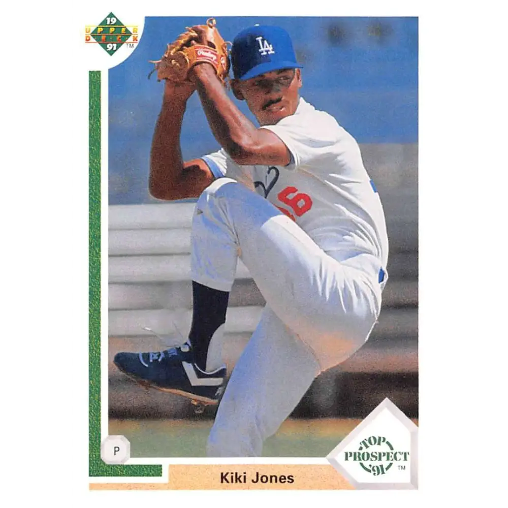 1991 Upper Deck #59 Kiki Jones EX Excellent Los Angeles Dodgers Baseball Card  Image 1