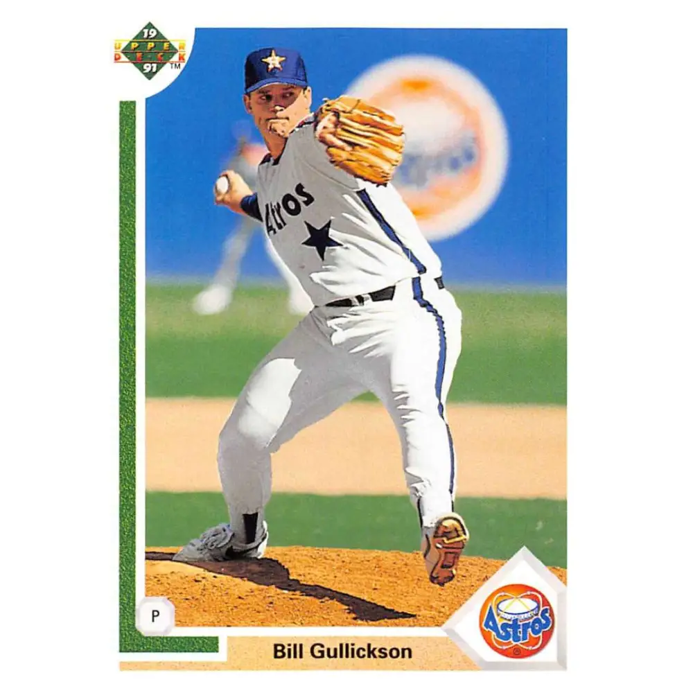 1991 Upper Deck #590 Bill Gullickson NM-MT Houston Astros Baseball Card Image 1