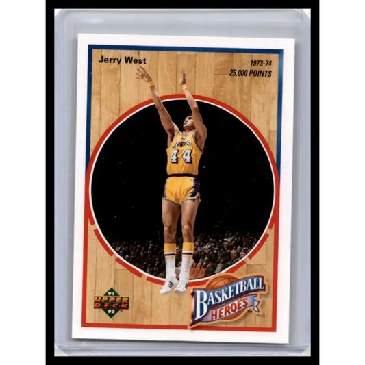 1991 Upper Deck #6 Jerry West NM-MT Los Angeles Lakers Basketball Card Image 1