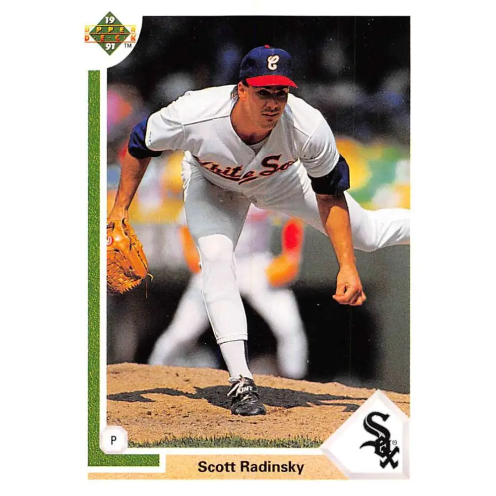 1991 Upper Deck #621 Scott Radinsky EX Excellent Chicago White Sox Baseball Card  Image 1