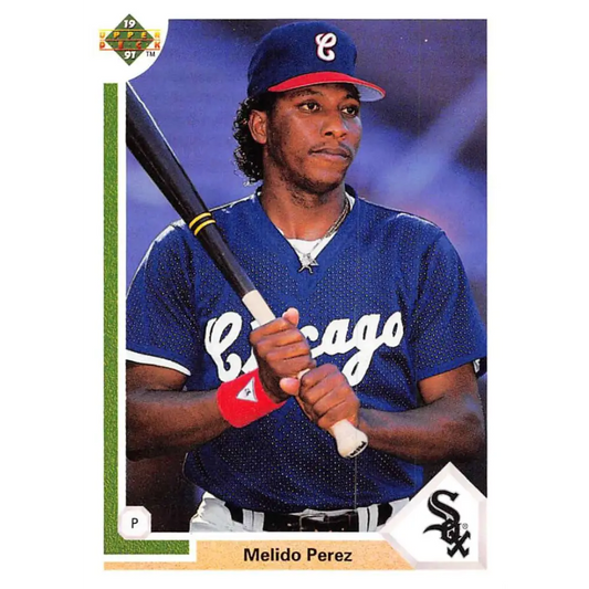 1991 Upper Deck #623 Melido Perez EX Excellent Chicago White Sox Baseball Card  Image 1