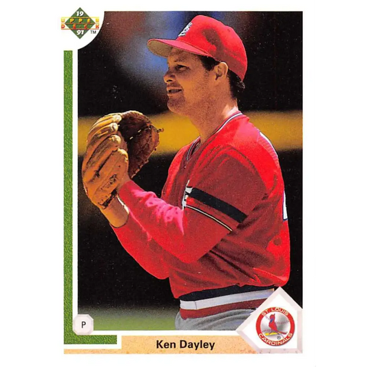 1991 Upper Deck #628 Ken Dayley NM-MT St. Louis Cardinals Baseball Card Image 1