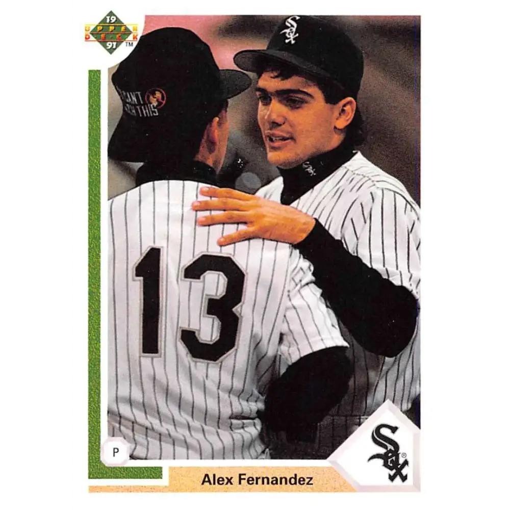 1991 Upper Deck #645 Alex Fernandez EX Excellent Chicago White Sox Baseball Card  Image 1