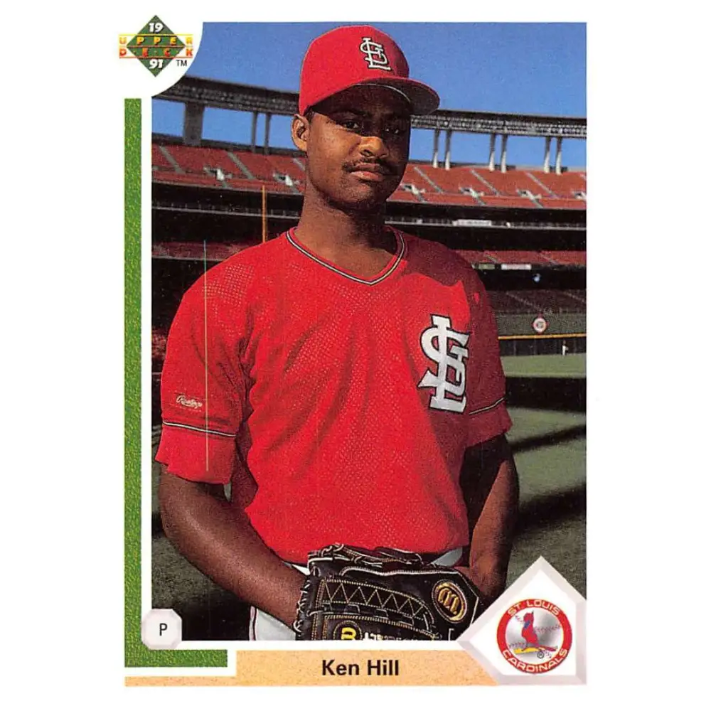 1991 Upper Deck #647 Ken Hill EX Excellent St. Louis Cardinals Baseball Card  Image 1