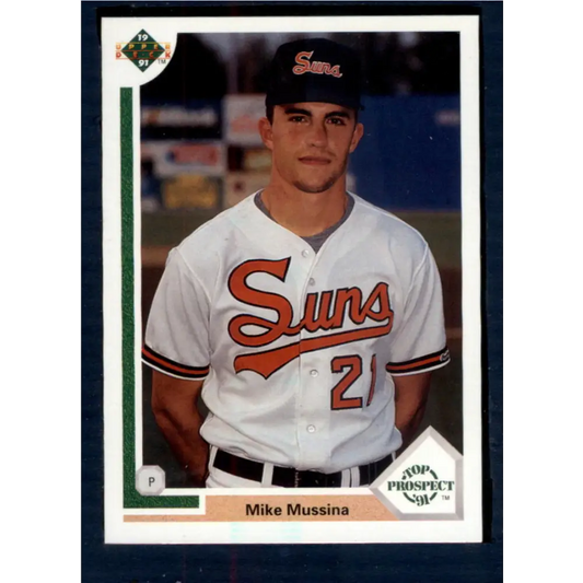 1991 Upper Deck #65 Mike Mussina EX Excellent RC Rookie Baltimore Orioles Baseball Card  Image 1